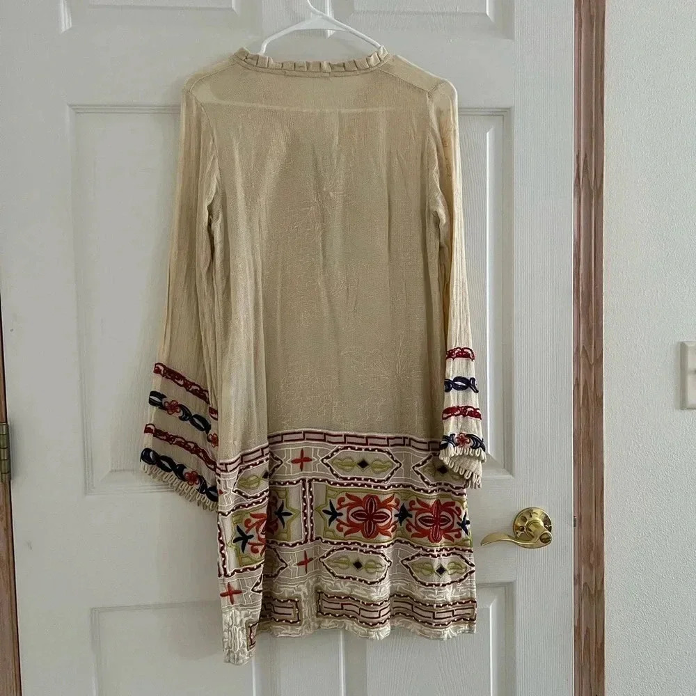 Elegant embroidered generation short shirt Indian Pakistani - Picture 4 of 9